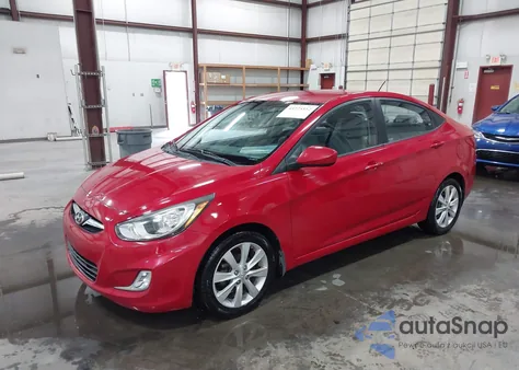 2012 Hyundai Accent Gls from USA, damaged, VIN KMHCU4AE9CU162172